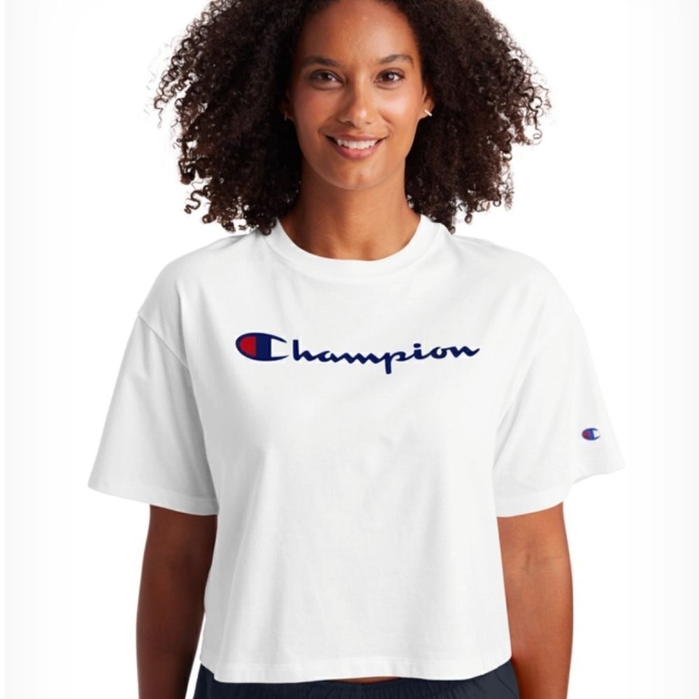 Champion Cropped T-shirt sz Large